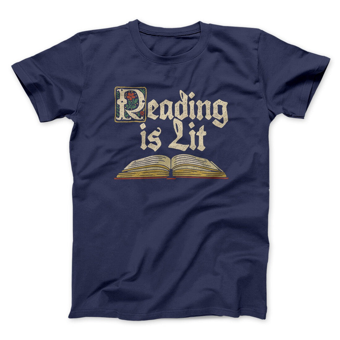 Reading Is Lit Men/Unisex T-Shirt