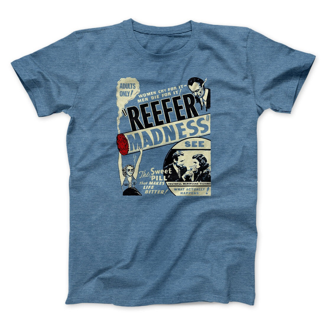 Reefer Madness Funny Movie Men/Unisex T-Shirt
