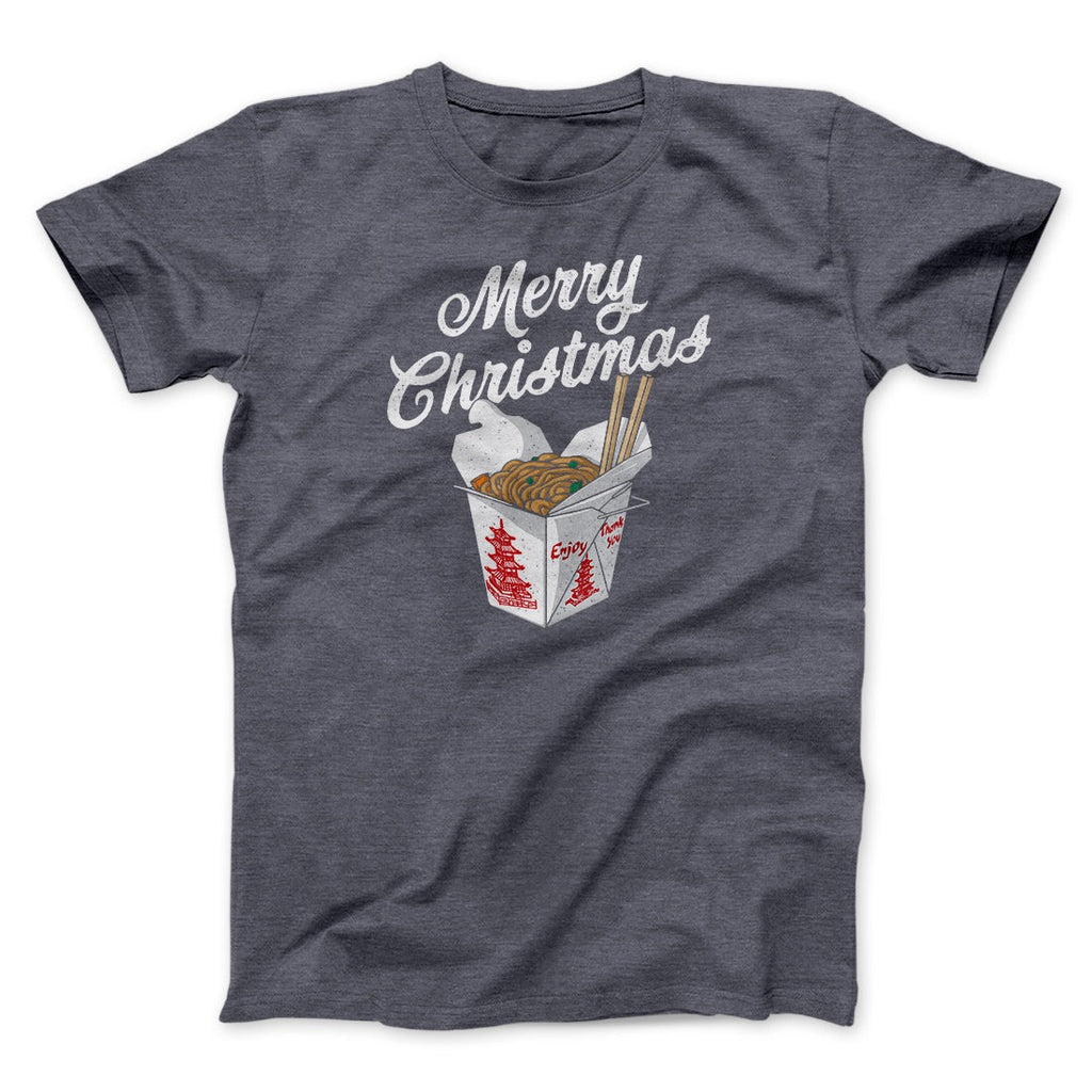 Merry Christmas Takeout Funny Hanukkah Men/Unisex T-Shirt