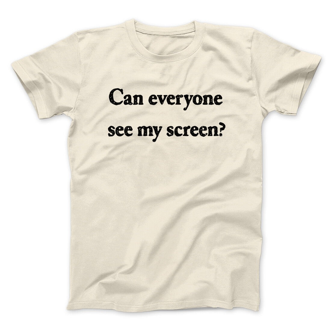 Can Everyone See My Screen Funny Men/Unisex T-Shirt
