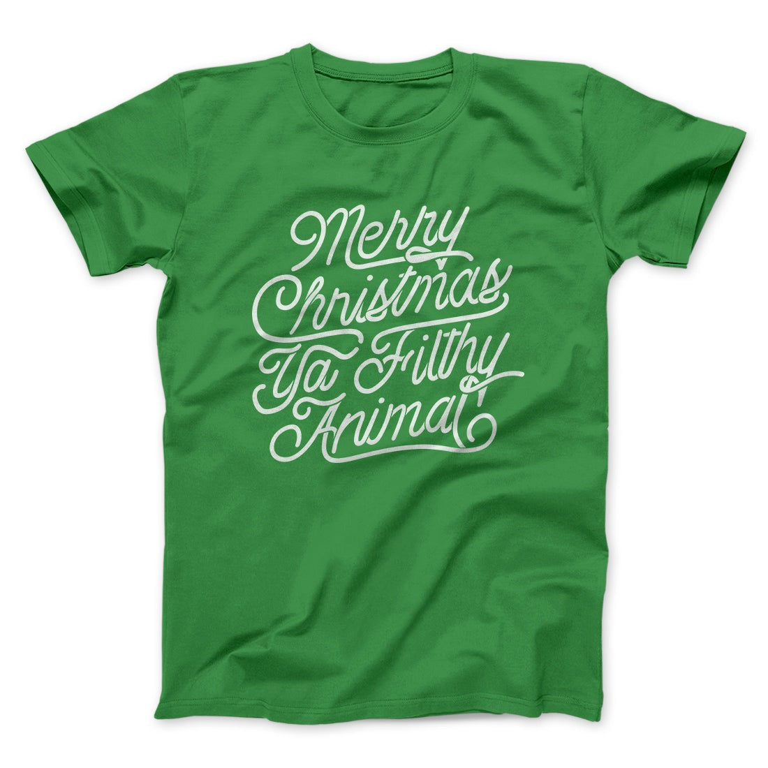 Merry Christmas Ya Filthy Animal Funny Movie Men/Unisex T-Shirt Style001