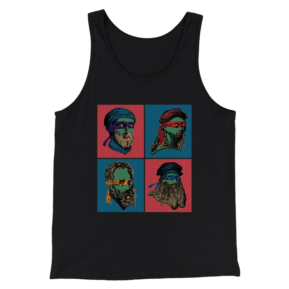 Teenage Mutant Ninja Artists Funny Movie Men/Unisex Tank Top