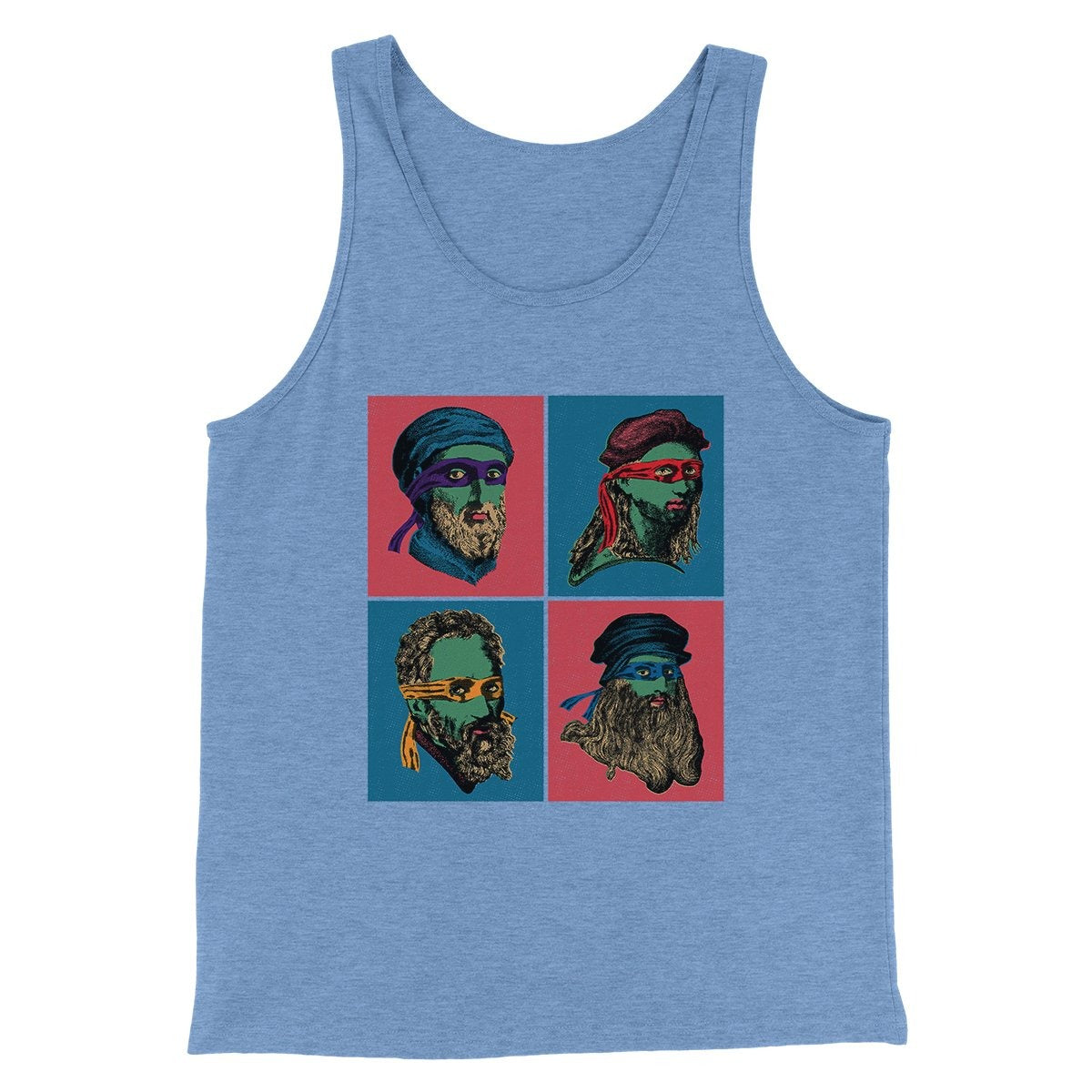 Teenage Mutant Ninja Artists Funny Movie Men/Unisex Tank Top