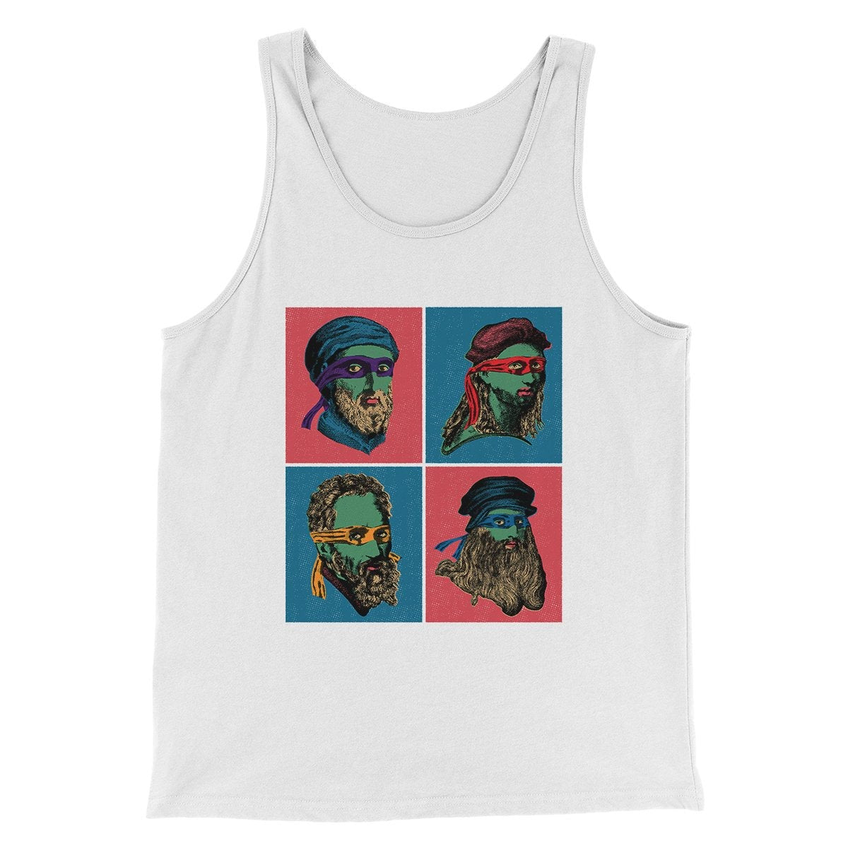 Teenage Mutant Ninja Artists Funny Movie Men/Unisex Tank Top