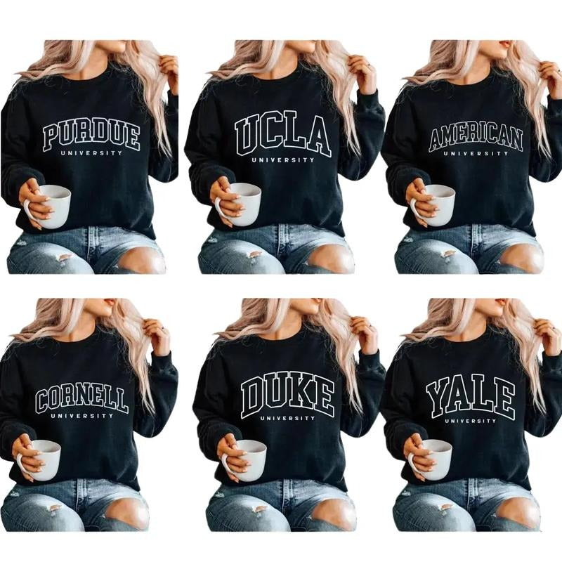 Unisex University Sweatshirt, Vintage Unisex Sweatshirt