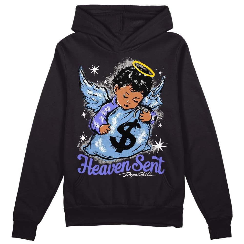 University Blue Collection DopeSkill Hoodie Sweatshirt Heaven Sent Graphic