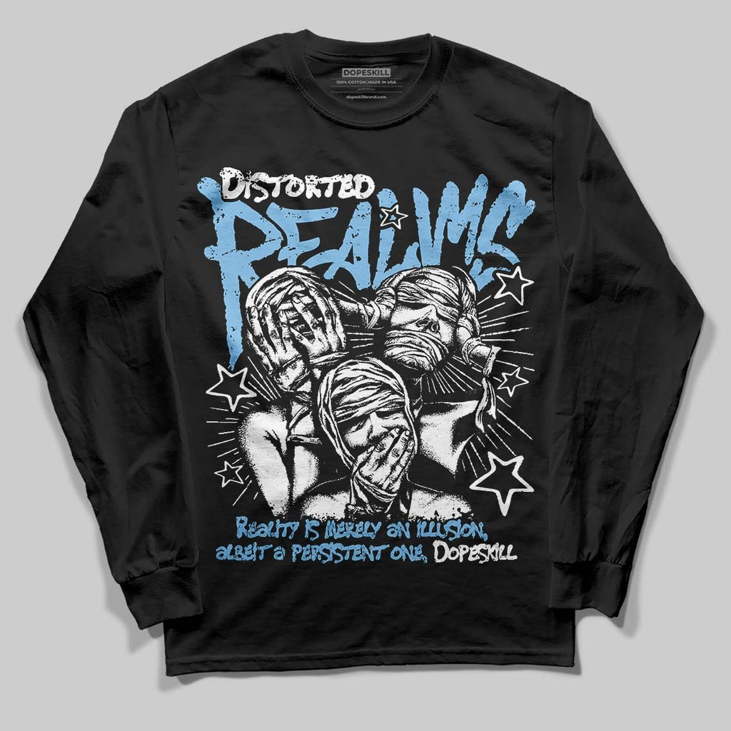 University Blue Collection DopeSkill Long Sleeve T-Shirt Distorted Realms Graphic