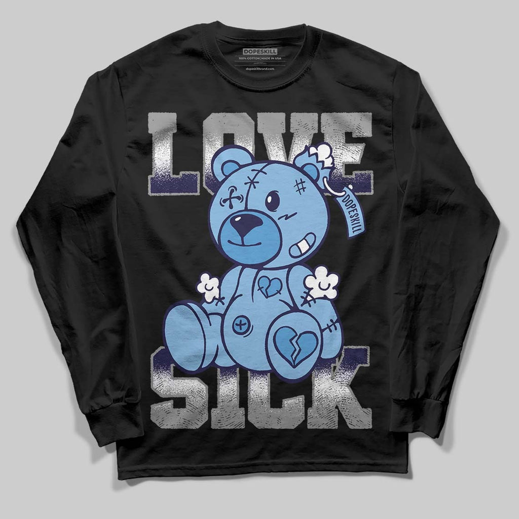 University Blue Collection DopeSkill Long Sleeve T-Shirt Love Sick Graphic