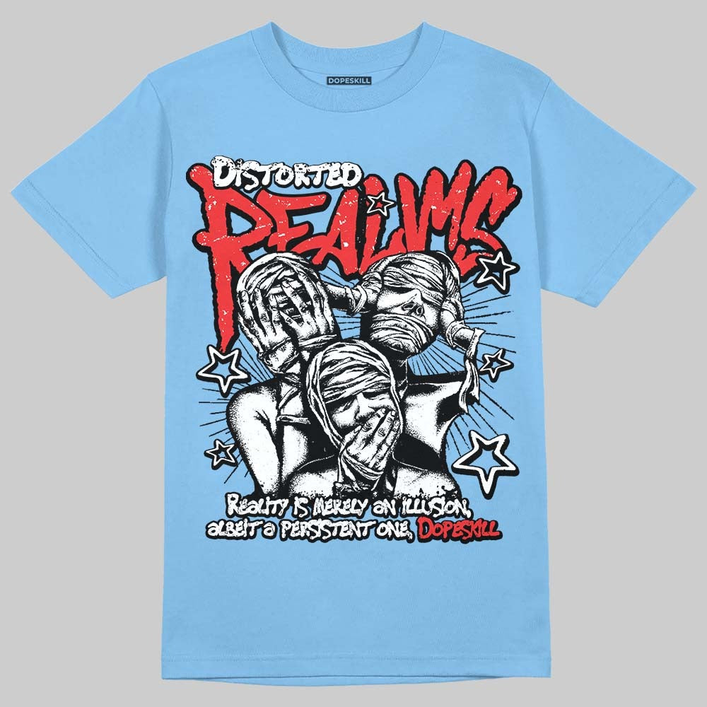 University Blue Collection DopeSkill T-Shirt Distorted Realms Graphic