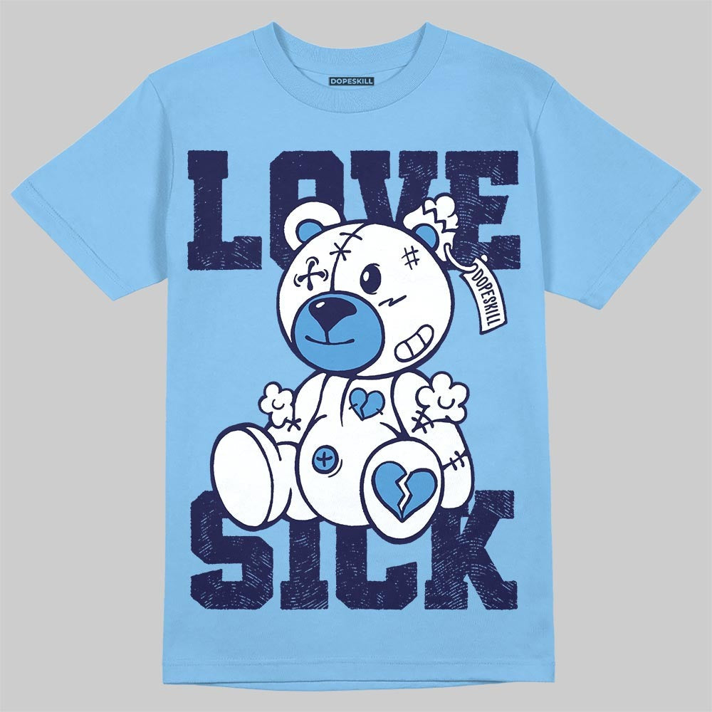 University Blue Collection DopeSkill T-Shirt Love Sick Graphic