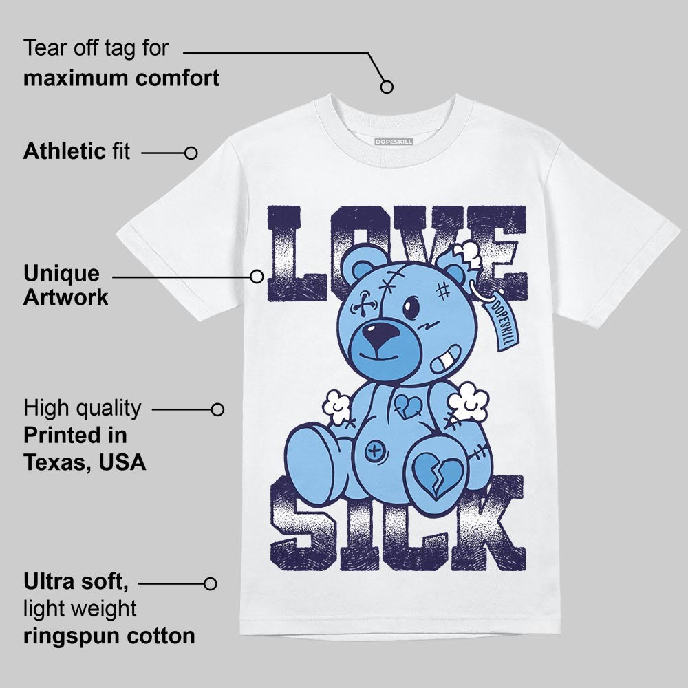 University Blue Collection DopeSkill T-Shirt Love Sick Graphic