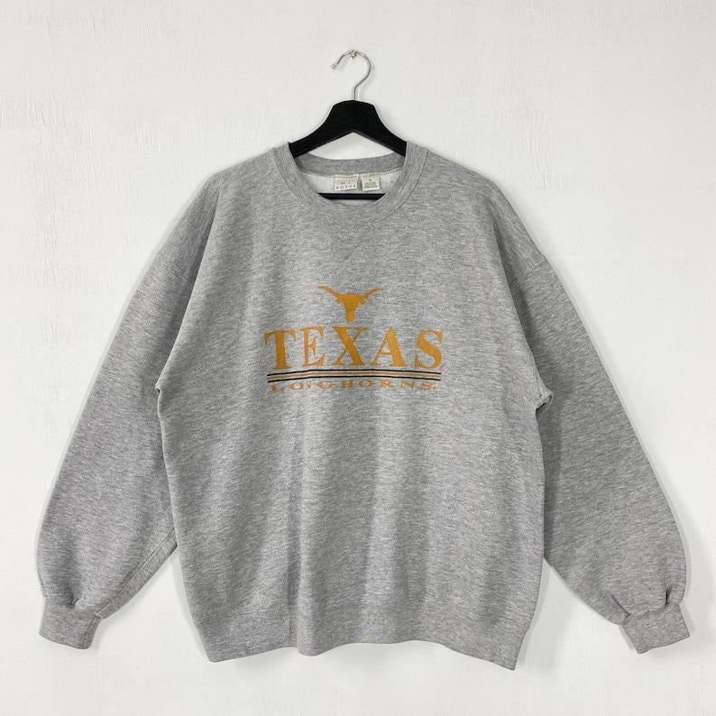 University Texas Crewneck Unisex Tshirt, sweatshirt, hoodie Cotton Fabric Menswear T-Shirt