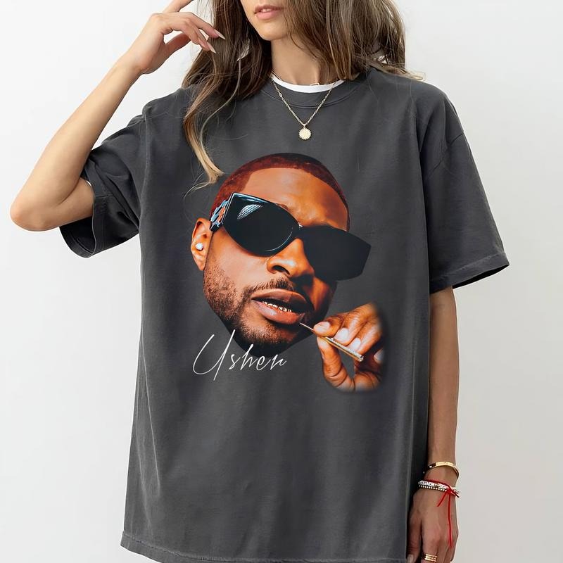 Usher Shirt, Retro Usher Graphic Tee, Vintage Usher 90s Shirt, Usher Rap Hip Hop, Rapper Shirt, Usher Fan Tee, Hip Hop Shirt