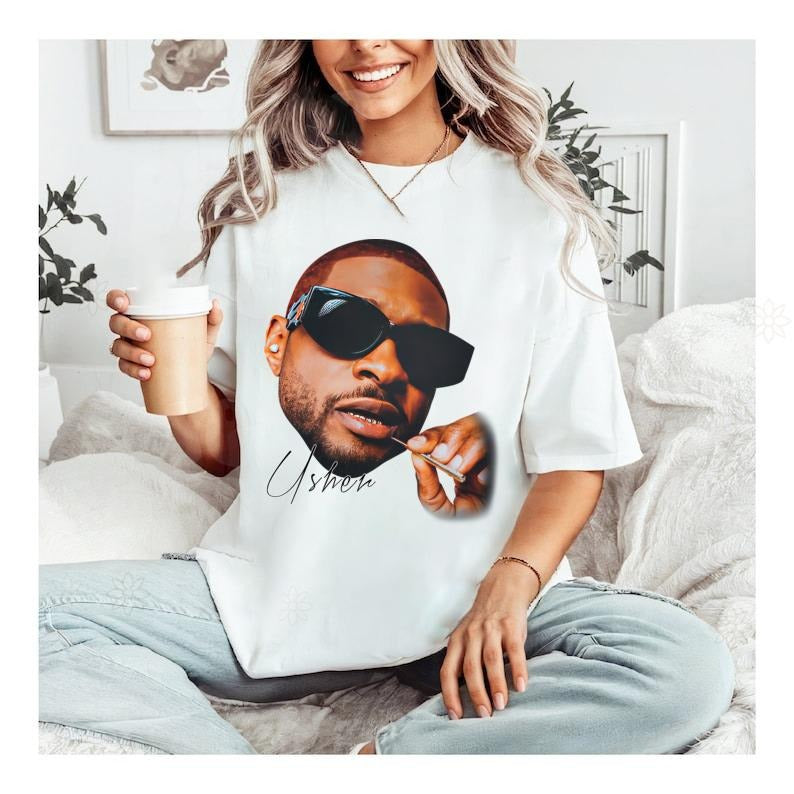 Usher Shirt, Retro Usher Graphic Tee, Vintage Usher 90s Shirt, Usher Rap Hip Hop, Rapper Shirt, Usher Fan Tee, Hip Hop Shirt