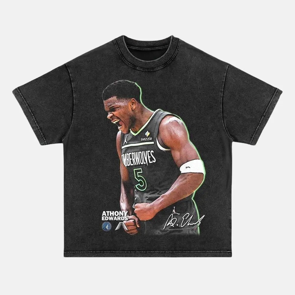 VINTAGE TEE  ANTHONY EDWARDS Style001