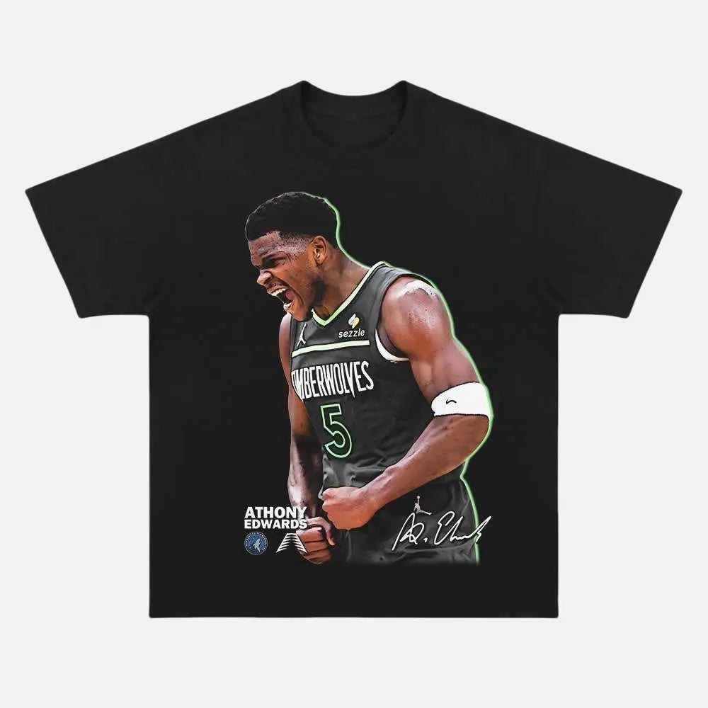 VINTAGE TEE  ANTHONY EDWARDS Style001