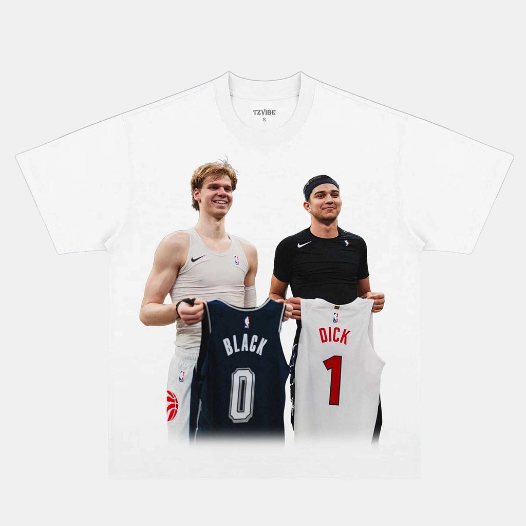 VINTAGE TEE  BLACK AND DICK