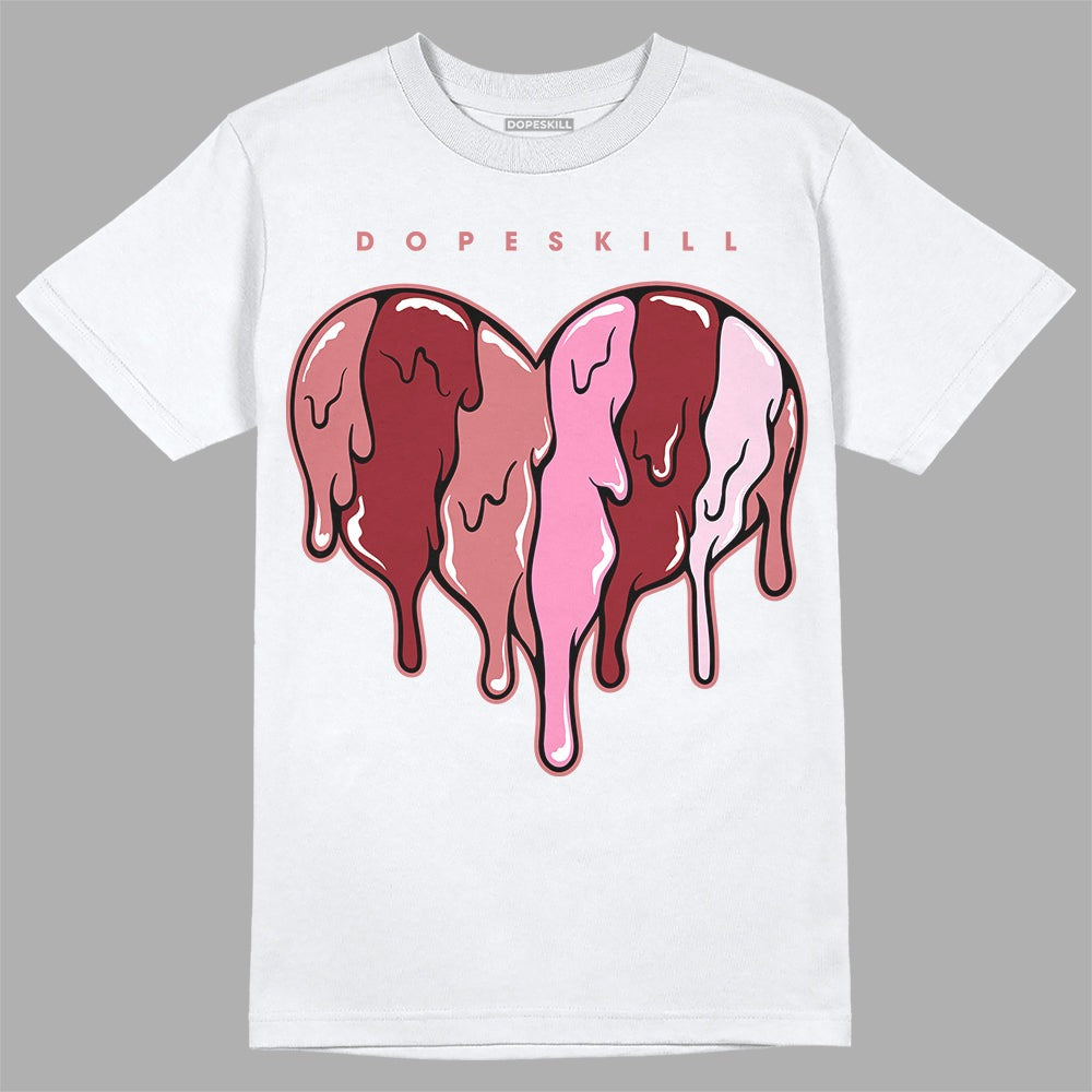 Valentine's Day Collection DopeSkill T-Shirt Slime Drip Heart Graphic