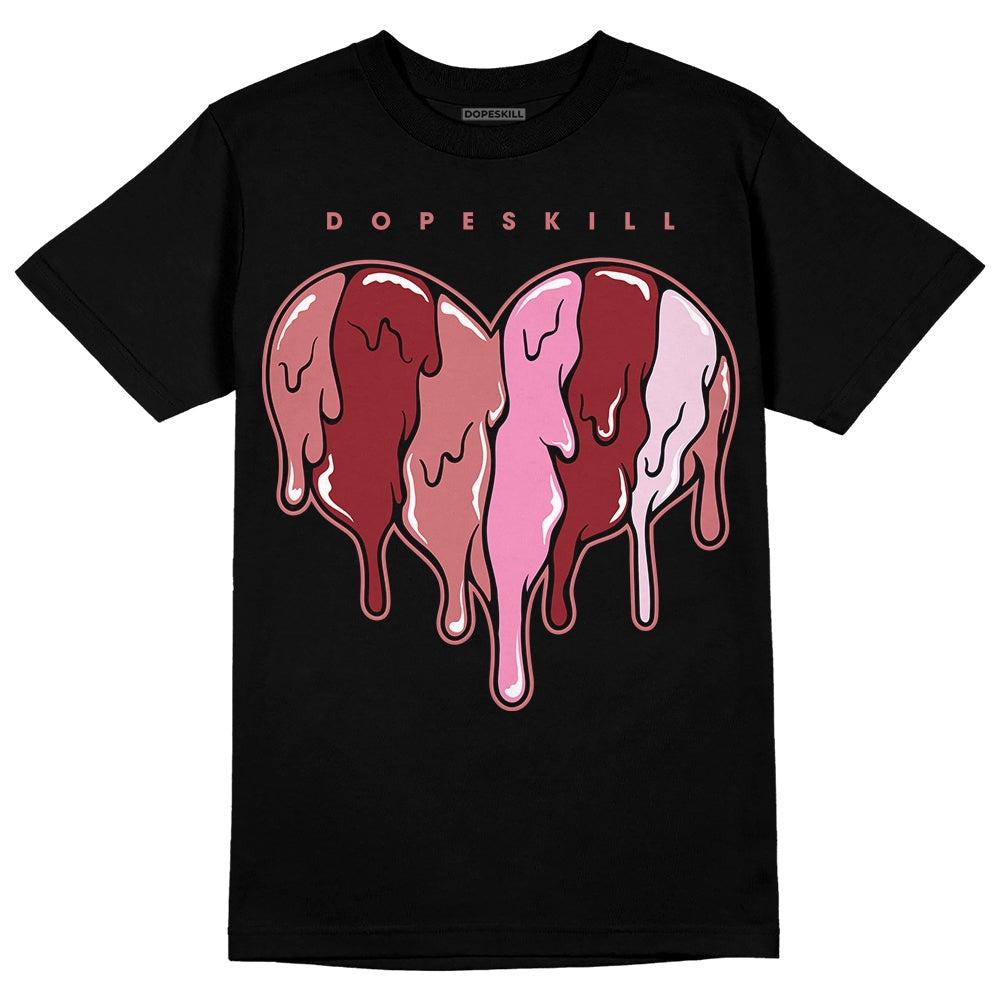 Valentine's Day Collection DopeSkill T-Shirt Slime Drip Heart Graphic