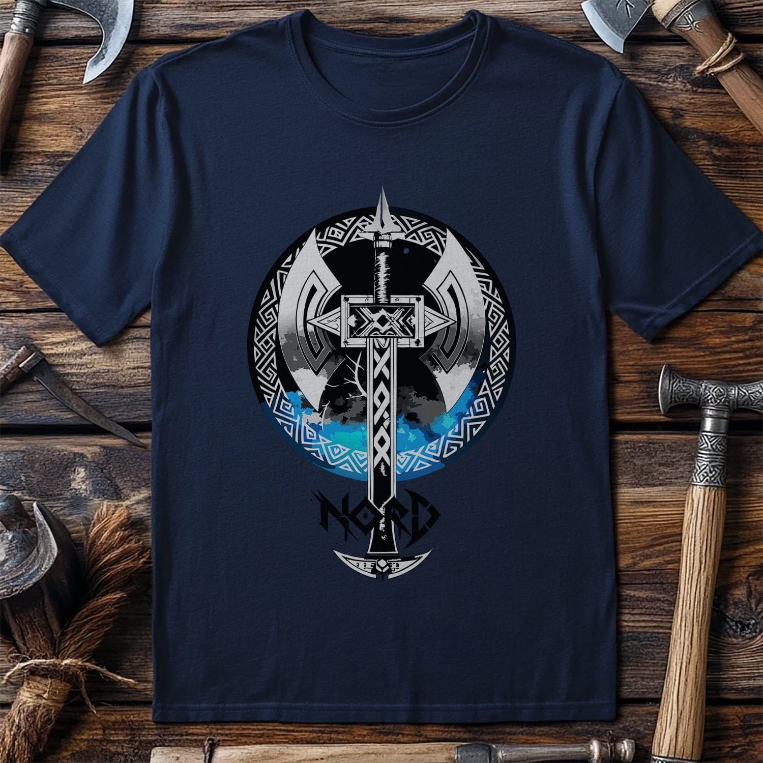 Vikings Nordic35 t-shirt Graphic axe