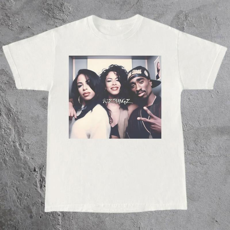Vintage 2Pac Graphic Tee, Tupac Shakur Shirt, 2Pac Shakur Shirt, 90s Merch, Rapper Shirt, Hip Hop 90s Legends Shirt, Rapper Merch style 002