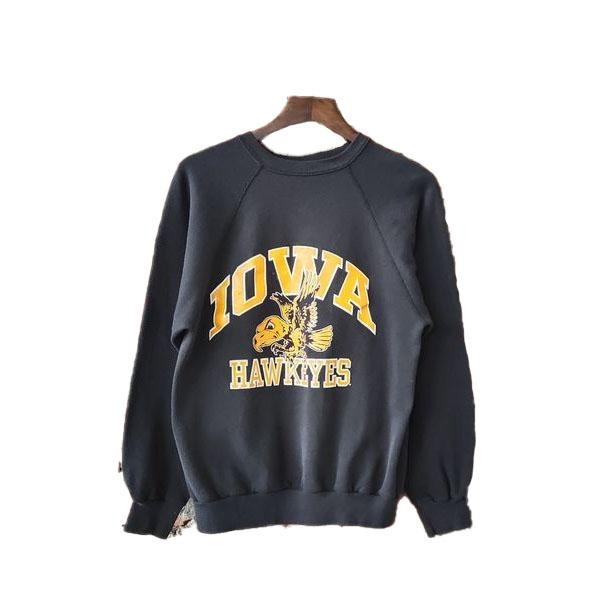 Vintage 80s NCAA Hawkeyes Football Crewneck Iowa Pullover Iowa Unisex T-shirts, Hoodie, Sweatshirt, Mug Cotton Fabric