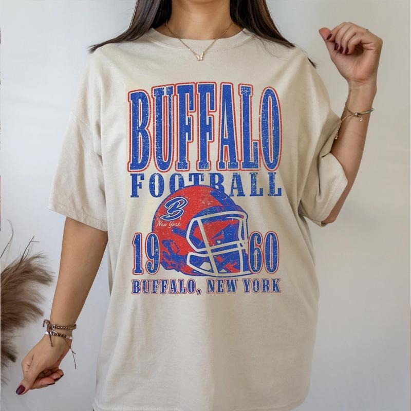 Vintage 90s Buffal0 Football Tshirt, Vintage Ny 1960, Game Day Apparel, Retro Football Tee, Favorite Team Shirt, Sunday Game Day Clothes, Gifts For Men Women, Men, Vintage Graphic For Men
