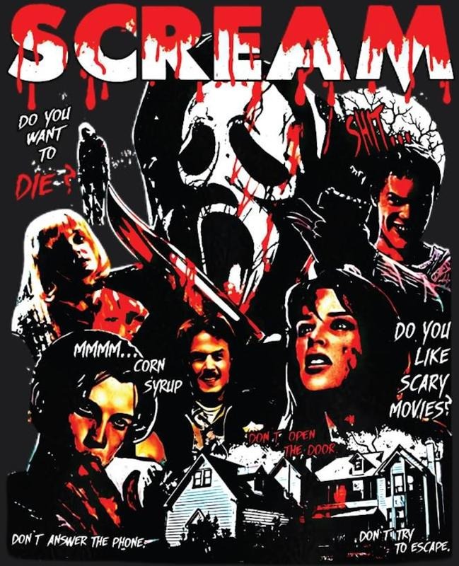 Vintage 90s Halloween Scream Sweatshirt, Do You Want To Die Sweatshirt, Do You Like Scary Movies Sweatshirt, Horror Character Sweatshirt