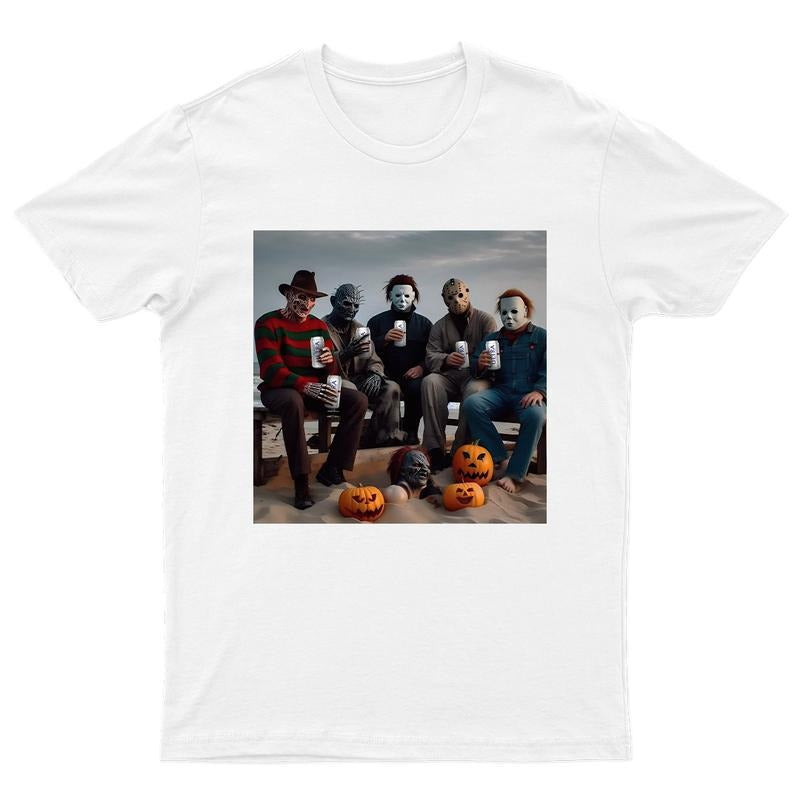 Vintage 90s Horror Characters Shirt, Vintage 90s Horror Movie Characters Fan Gifts - Cotton, Comfort, Sweatshirt, Hoodie