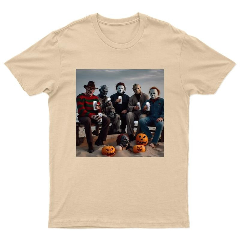 Vintage 90s Horror Characters Shirt, Vintage 90s Horror Movie Characters Fan Gifts - Cotton, Comfort, Sweatshirt, Hoodie