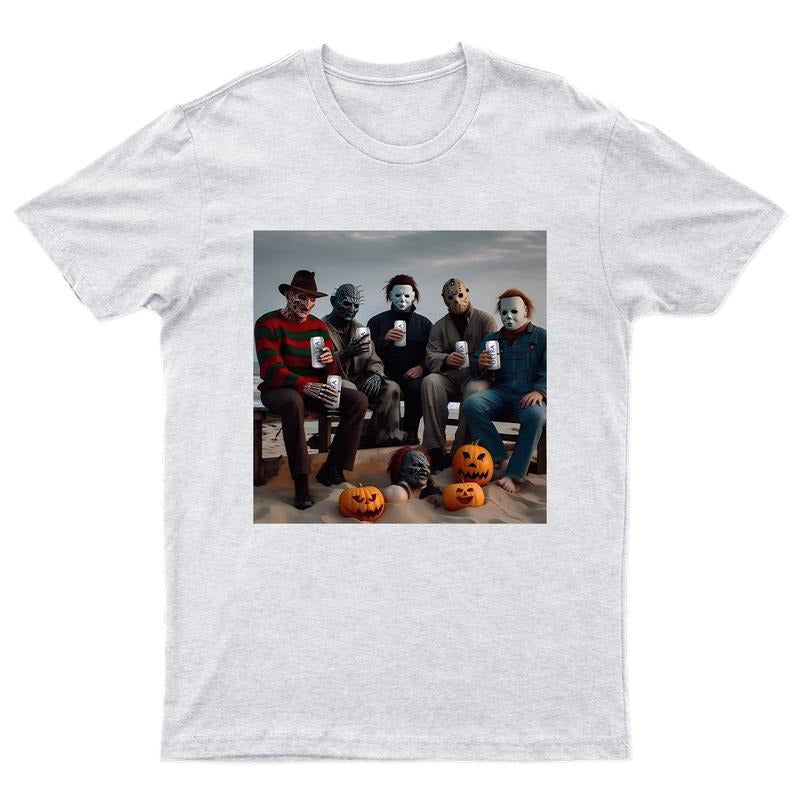 Vintage 90s Horror Characters Shirt, Vintage 90s Horror Movie Characters Fan Gifts - Cotton, Comfort, Sweatshirt, Hoodie