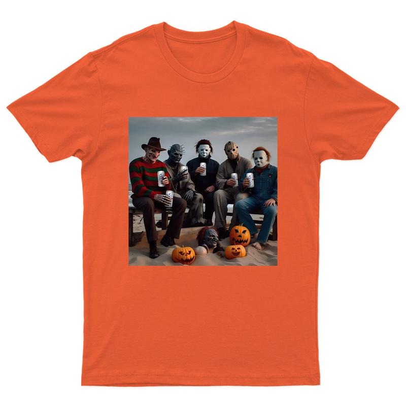 Vintage 90s Horror Characters Shirt, Vintage 90s Horror Movie Characters Fan Gifts - Cotton, Comfort, Sweatshirt, Hoodie