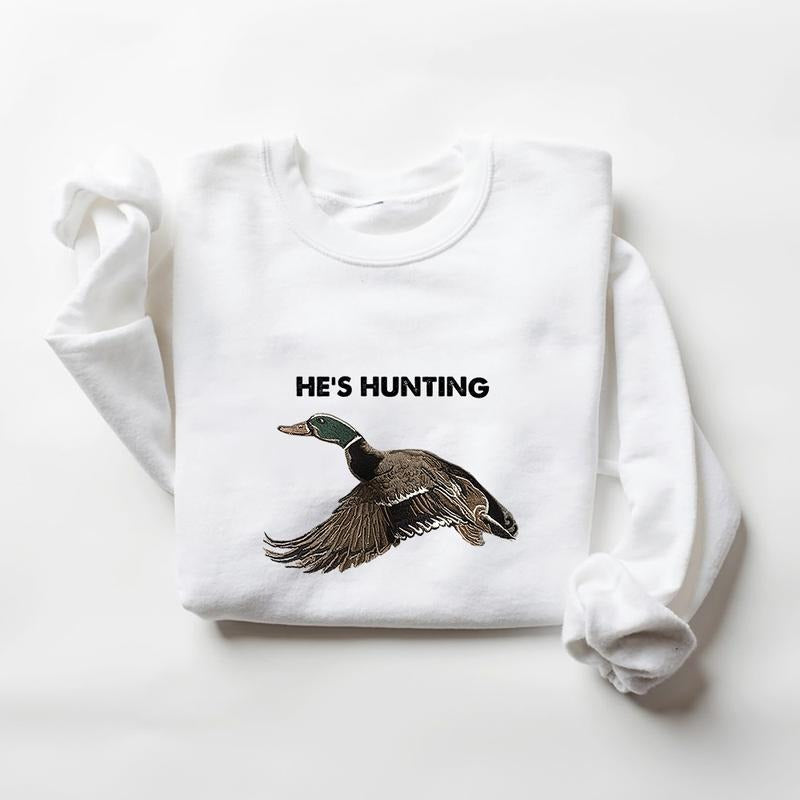 Vintage 90s Mallard Duck Wildlife Pullover Sweatshirt, T-shirts Hoodie Cotton, Unisex for men and women, Dad, Mom, Hunting Season