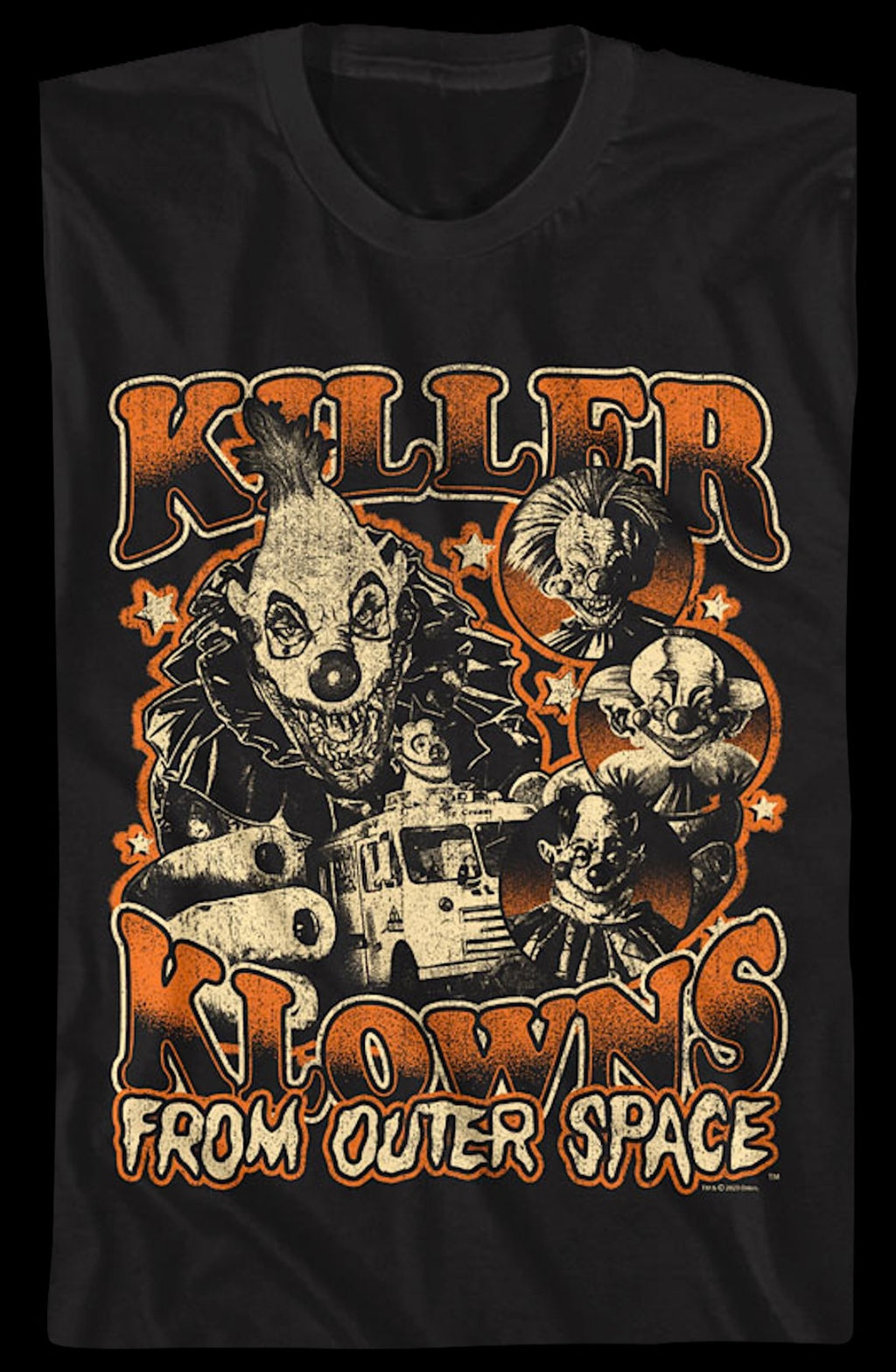 Vintage All-Star Collage Killer Klowns From Outer Space T-Shirt