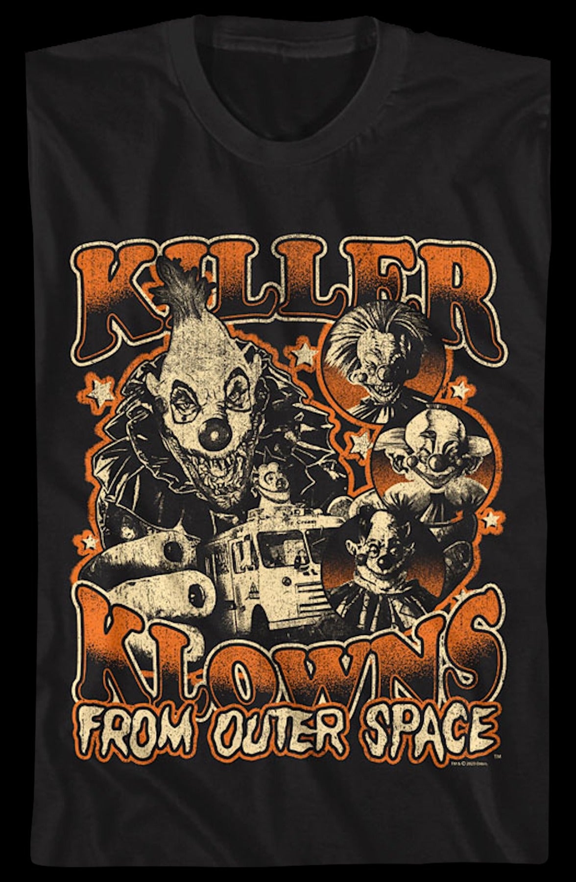 Vintage All-Star Collage Killer Klowns From Outer Space T-Shirt