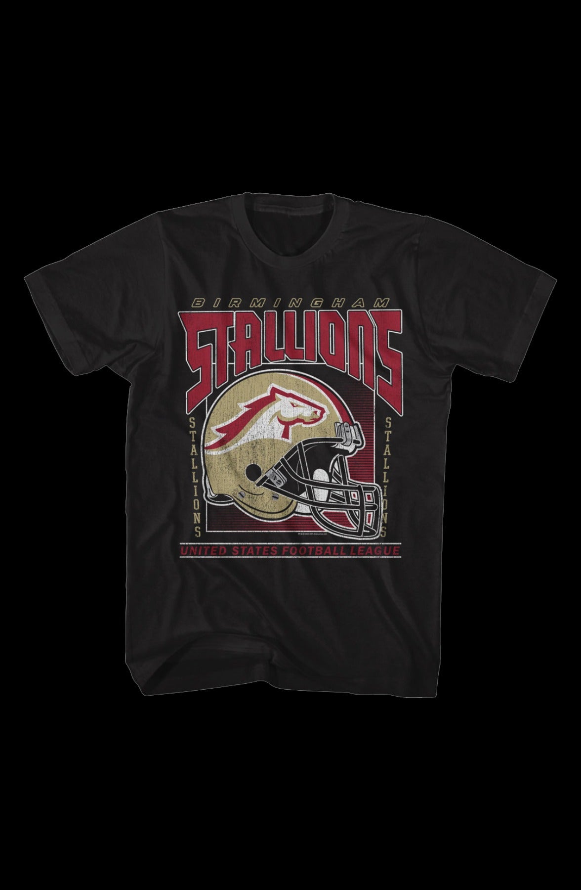 Vintage Birmingham Stallions Helmet USFL T-Shirt