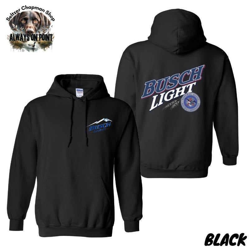 Vintage Busch Light Hoodie - 2 Sided Hoodie, Vintage Busch Light Hoodie For Men And Women, Vintage Busch Light Hoodie Trendy Hoodie, Team BDK Hoodie