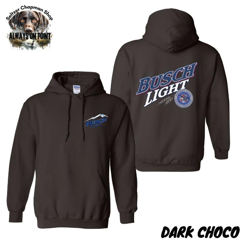 Vintage Busch Light Hoodie - 2 Sided Hoodie, Vintage Busch Light Hoodie For Men And Women, Vintage Busch Light Hoodie Trendy Hoodie, Team BDK Hoodie