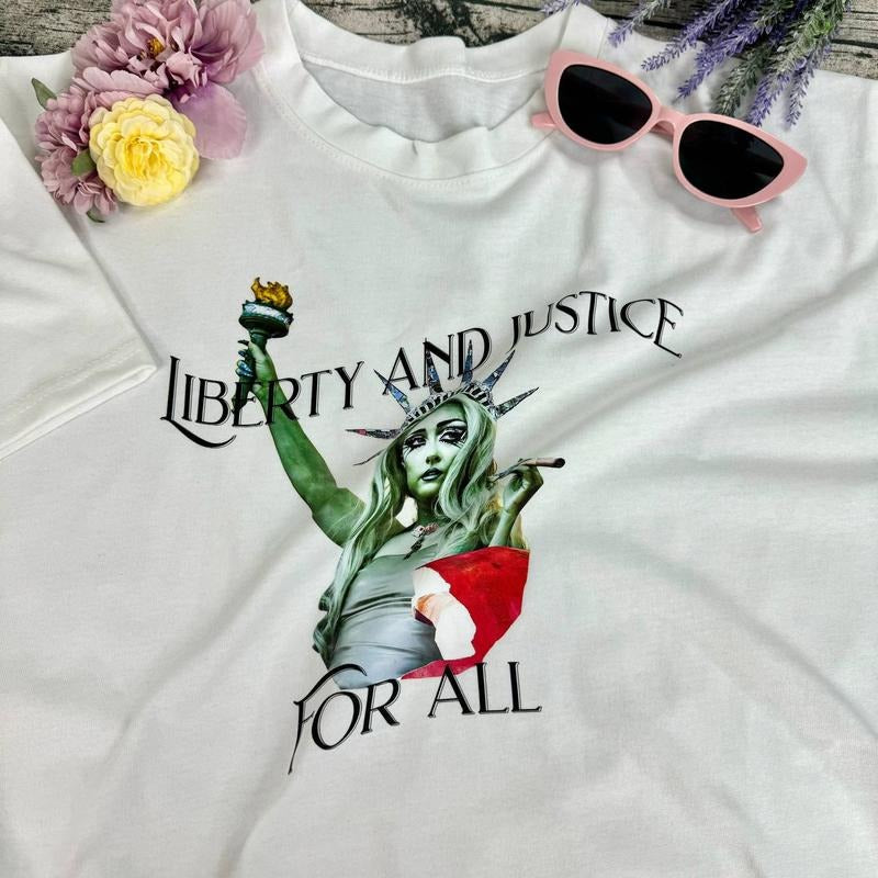 Vintage Chape11 R0an Liberty And Justice Shirt , Music Tour T Shirt