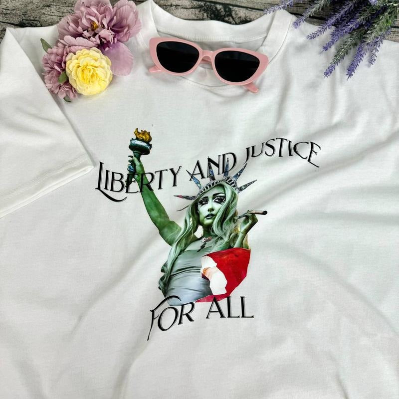 Vintage Chape11 R0an Liberty And Justice Shirt , Music Tour T Shirt