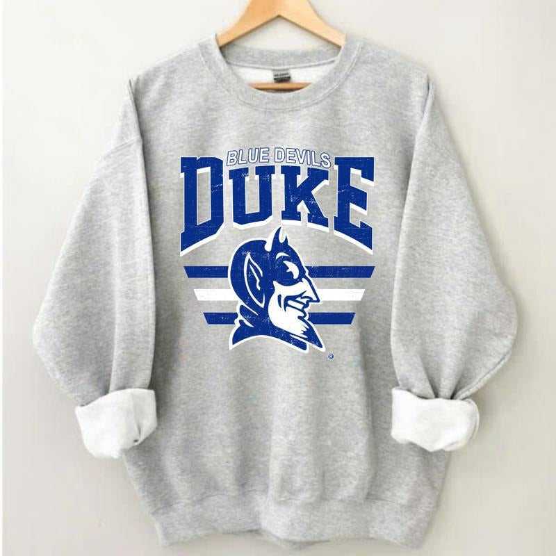Vintage Duke blue devils Crew Neck Sweatshirt style 001