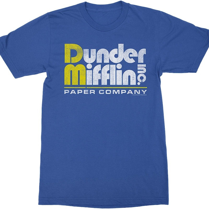 Vintage Dunder Mifflin Logo The Office T-Shirt