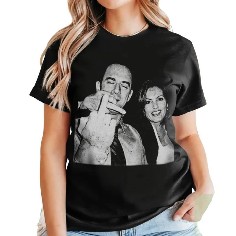 Vintage Elliot Stabler And Olivia Benson Shirt, Elliot and Olivia TShirt, Law and Order SVU Tee, Movie Character Shirt, Meme Tee Menswear Top Tshirt