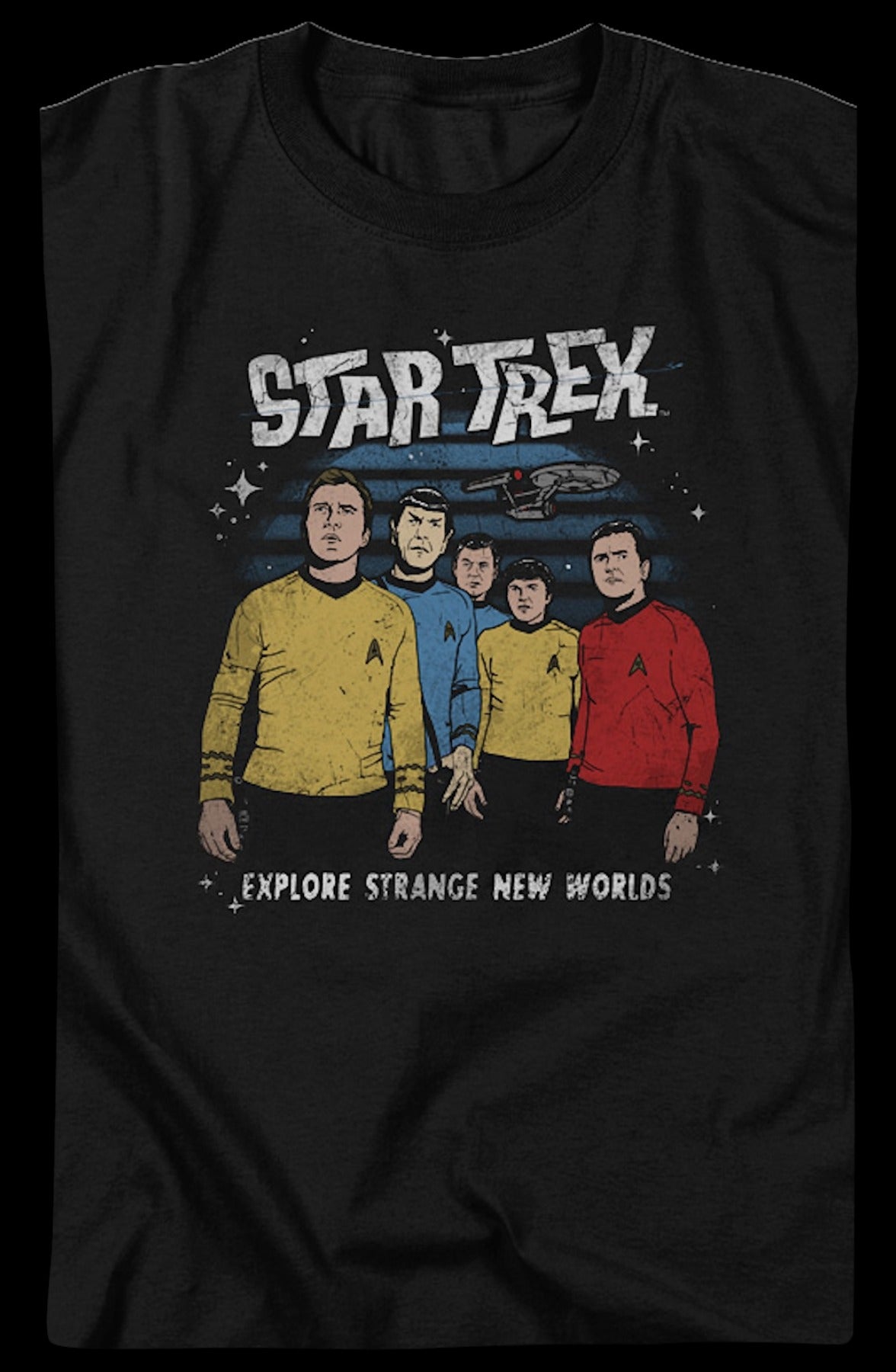 Vintage Explore Strange New Worlds Star Trek T-Shirt