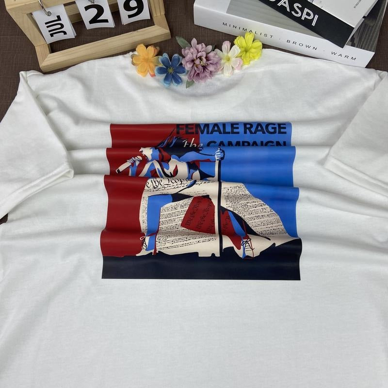 Vintage Female Rag.e The Campaign Kamal4 T-shirt, Female Support SweatshirtHoodie