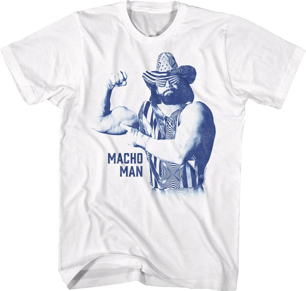Vintage Flexing Macho Man Randy Savage T-Shirt