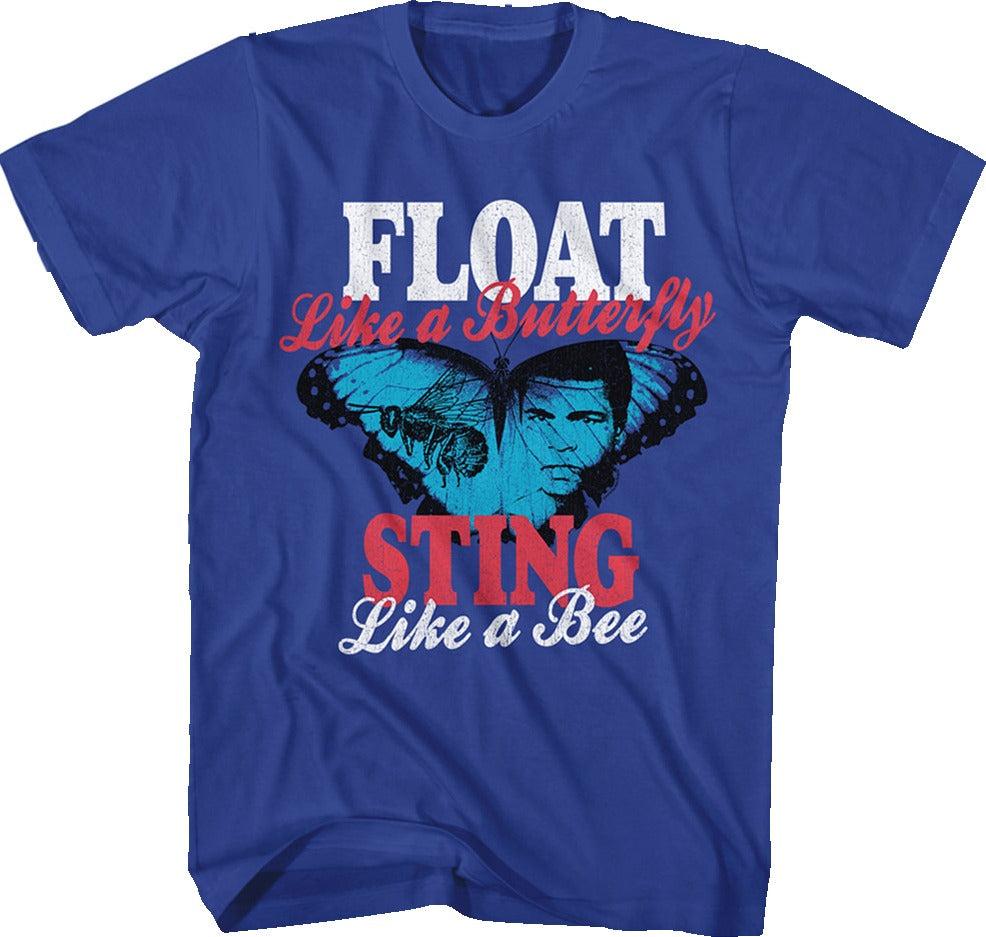 Vintage Float Like A Butterfly Sting Like A Bee Muhammad Ali T-Shirt
