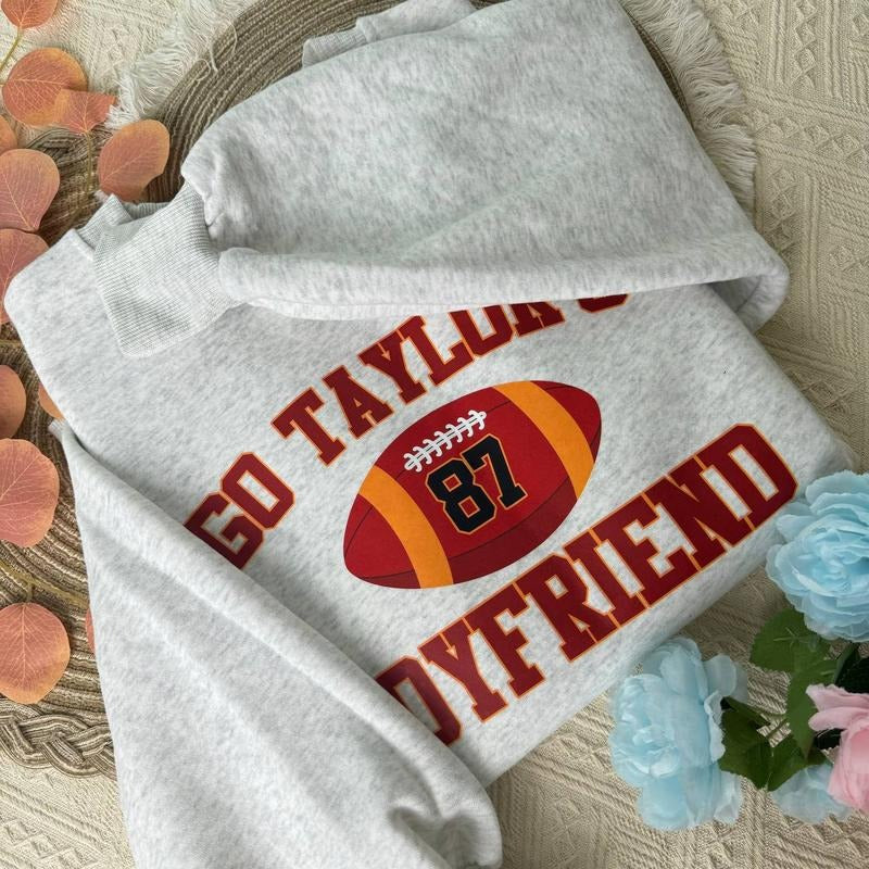Vintage Football Go TL Boyfriend Shirt, Football Team Shirt