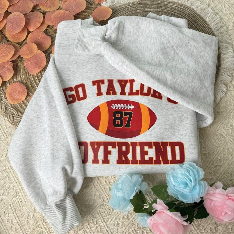 Vintage Football Go TL Boyfriend Shirt, Football Team Shirt