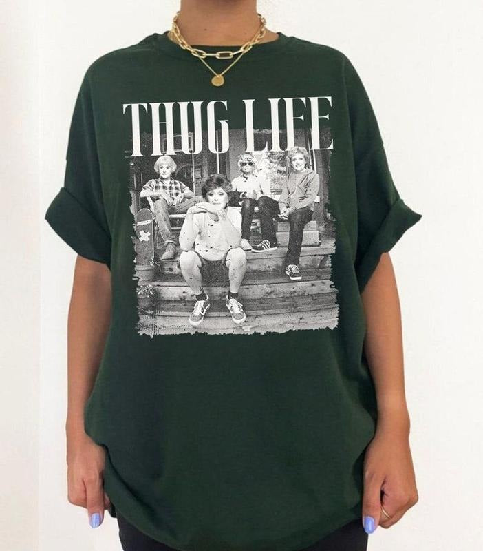 Vintage Golden Girls Thug Life T Shirt , The Golden Girls Shirt, Golden Girls Lover Gift, 80s TV Sitcom Shirts, Sweatshirt, Hoodie